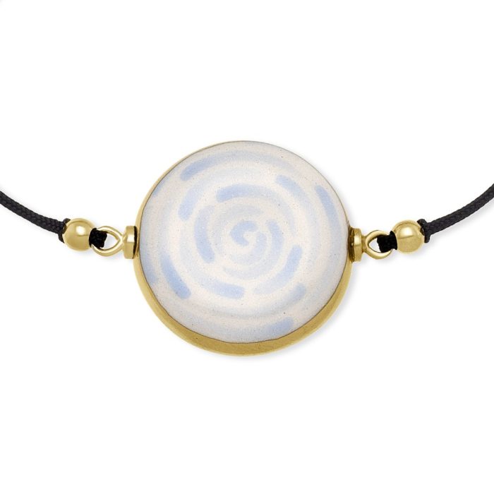 Βραχιόλι Jewelies(jewls and jems), σχέδιο μάτι κεραμικό από επιχρυσωμένο ασήμι 925°. - Image 2