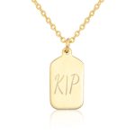 Κολιέ Jewelies(jewls and jems), αλυσίδα σχέδιο ταυτότητα από επιχρυσωμένο ασήμι 925°. - Image 2