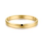 Βραχιόλι Jewelies(jewls and jems),σχέδιο Bangle 8mm από επιχρυσωμένο ανοξείδωτο ατσάλι.