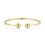 Βραχιόλι Jewelies(jewls and jems), bangle σχέδιο μπίλιες από επιχρυσωμένο ανοξείδωτο ατσάλι.