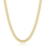 Κολιέ Jewelies(jewls and jems), σχέδιο αλυσίδα από επιχρυσωμένο ανοξείδωτο ατσάλι.