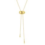 Κολιέ Jewelies(jewls and jems), σχέδιο γραβάτα με μπίλιες από επιχρυσωμένο ανοξείδωτο ατσάλι.