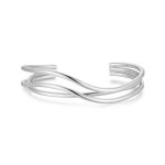 Βραχιόλι Jewelies(jewls and jems), σχέδιο Bangle τριπλό από ανοξείδωτο ατσάλι.