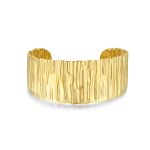 Βραχιόλι Jewelies(jewls and jems), σχέδιο Bangle σφυρήλατο από επιχρυσωμένο ανοξείδωτο ατσάλι.