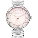 CERRUTI Cerrisi Crystals Silver Stainless Steel Bracelet