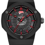 DUCATI CORSE Tradizione Black Rubber Strap