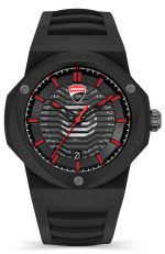 DUCATI CORSE Tradizione Black Rubber Strap