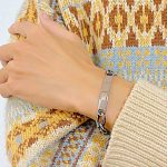 Βραχιόλι Jewelies, J4 ταυτότητα από ανοξείδωτο ατσάλι. - Image 2
