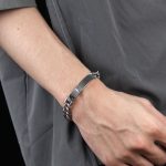 Βραχιόλι Jewelies, J4 ταυτότητα από ανοξείδωτο ατσάλι. - Image 2