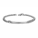 Βραχιόλι Jewelies, J4 ταυτότητα από ανοξείδωτο ατσάλι.