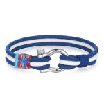 Βραχιόλι Jewelies,J4 σχέδιο ναυτικό σχοινί από ανοξείδωτο ατσάλι.