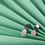 Σκουλαρίκια Jewelies, κρεμαστά από επιπλατινωμένο ασήμι 925°. - Image 2
