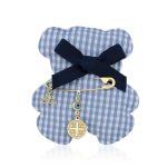 Παιδική παραμάνα Jewelies, με σχέδια μάτι και Κωνσταντινάτο από χρυσό 9 καρατίων.