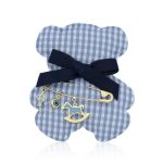 Παιδική παραμάνα Jewelies, για αγόρι με σχέδια αλογάκι μάτι από χρυσό 9 καρατίων.