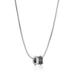 ΑΝΤΡΙΚΟ ΚΟΛΙΕ Jewelies, Black ip 60cm STAINLESS STEEL J4.