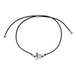 Βραχιόλι Jewelies, με χρωματιστές πέτρες ζιργκόν από επιπλατινωμένο ασήμι 925°.