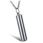 Κολιέ Jewelies, J4 με σχέδιο pill box από ανοξείδωτο ατσάλι.