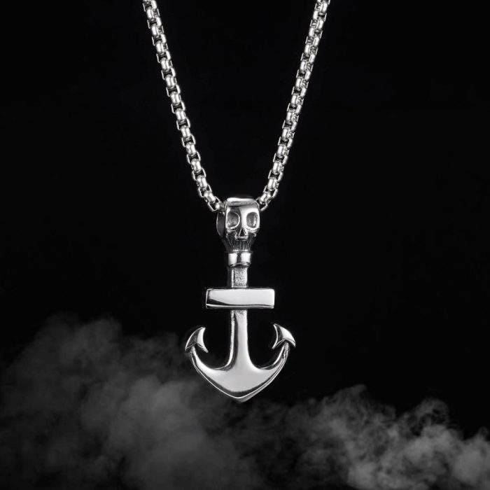 Κολιέ Jewelies, με σχέδιο άγκυρα J4 από ανοξείδωτο ατσάλι. - Image 2
