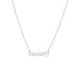 Κολιέ Jewelies, αλυσίδα με mommy από επιπλατινωμένο ασήμι 925°.