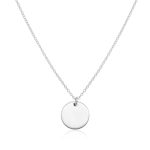 Κολιέ Jewelies, αλυσίδα σχέδιο ταυτότητα από επιπλατινωμένο ασήμι 925°.