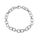 Αλυσίδα Jewelies, βραχιόλι σχέδιο Θ από ανοξείδωτο ατσάλι.