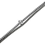 Βραχιόλι Jewelies, J4 διπλό από ανοξείδωτο ατσάλι.