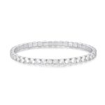 Βραχιόλι Jewelies, ριβιέρα με λευκά ζιργκον 4mm από ανοξείδωτο ατσάλι.