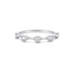 Δαχτυλίδι Jewelies, σχέδιο Octa απο επιπλατινωμένο ασήμι 925°