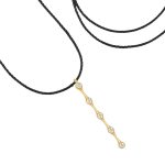 Κολιέ Jewelies, Octa από επιχρυσωμένο ασήμι 925°