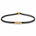 Βραχιόλι Jewelies, σχέδιο Octa απο επιχρυσωμένο ασήμι 925°.