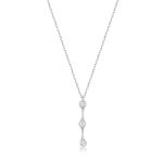 Κολιέ Jewelies, σχέδιο Octa από επιπλατινωμένο ασήμι 925°