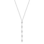 Κολιέ Jewelies, Octa από επιπλατινωμένο ασήμι 925°.