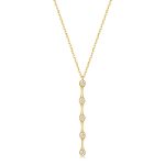 Κολιέ Jewelies, Octa από επιχρυσωμένο ασήμι 925°.