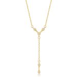 Κολιέ Jewelies, σχέδιο Octa από επιχρυσωμένο ασήμι 925°.