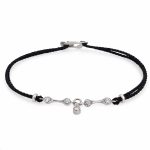 Βραχιόλι Jewelies, σχέδιο Octa απο επιπλατινωμένο ασήμι 925°