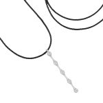 Κολιέ Jewelies, Octa από επιπλατινωμένο ασήμι 925°.