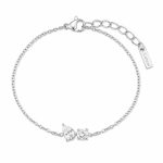 Βραχιόλι Jewelies, από ανοξείδωτο ατσάλι με ζιργκόν .
