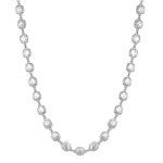 Κολιέ Jewelies, με ζιργκόν από ανοξείδωτο ατσάλι .